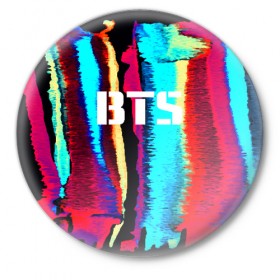Значок с принтом BTS в Белгороде,  металл | круглая форма, металлическая застежка в виде булавки | bangtan boys | music | бангтан бойс | бтс | корея | музыка | парни | поп музыка