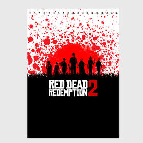 Скетчбук с принтом RED DEAD REDEMPTION 2 в Белгороде, 100% бумага
 | 48 листов, плотность листов — 100 г/м2, плотность картонной обложки — 250 г/м2. Листы скреплены сверху удобной пружинной спиралью | game | red dead | red dead redemption 2 | redemption 2 | rockstar games | бандиты | дикий запад | игры | ковбои | оружие