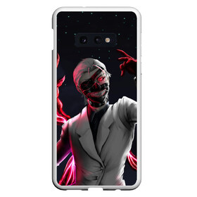 Чехол для Samsung S10E с принтом Ken Kaneki в Белгороде, Силикон | Область печати: задняя сторона чехла, без боковых панелей | Тематика изображения на принте: anime | blood | eyepatch | ghoul | kaneki | ken | one eyed | tokyo | tokyoghoul | гуль | канеки | кен | кровь | одноглазый | токийский