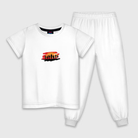 Детская пижама хлопок с принтом Red Dead Redemption 2 T-Shirt в Белгороде, 100% хлопок |  брюки и футболка прямого кроя, без карманов, на брюках мягкая резинка на поясе и по низу штанин
 | 