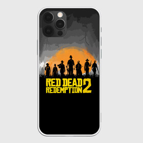 Чехол для iPhone 12 Pro с принтом RED DEAD REDEMPTION 2 в Белгороде, силикон | область печати: задняя сторона чехла, без боковых панелей | dead | game | red dead redemption 2 | redemption 2 | rockstar games | бандиты | дикий запад | игры | ковбои | оружие