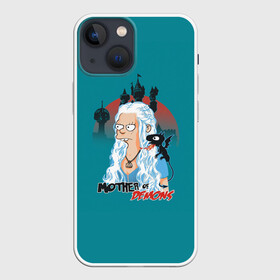 Чехол для iPhone 13 mini с принтом Disenchantment. Mother в Белгороде,  |  | bean | disenchantment | elfo | futurama | luci | mattgroening | netflix | princess | simpsons | бин | люси | люци | мэтгроунинг | разочарование | симпсоны | элфо