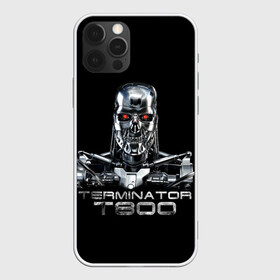 Чехол для iPhone 12 Pro Max с принтом Терминатор Т800 в Белгороде, Силикон |  | cinema | robot | skull | t800 | terminator | кино | робот | т800 | терминатор | череп