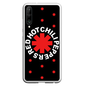 Чехол для Honor P30 с принтом Red Hot Chili Peppers в Белгороде, Силикон | Область печати: задняя сторона чехла, без боковых панелей | chili | cross | hot | logo | music | peppers | red | red hot chili peppers | rhcp | rock | star | symbol | звезда | звездочка | красная | красный | крест | логотип | музыка | перцы | рок | символ | цветок | цветочек | чили