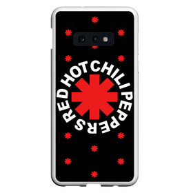 Чехол для Samsung S10E с принтом Red Hot Chili Peppers в Белгороде, Силикон | Область печати: задняя сторона чехла, без боковых панелей | chili | cross | hot | logo | music | peppers | red | red hot chili peppers | rhcp | rock | star | symbol | звезда | звездочка | красная | красный | крест | логотип | музыка | перцы | рок | символ | цветок | цветочек | чили