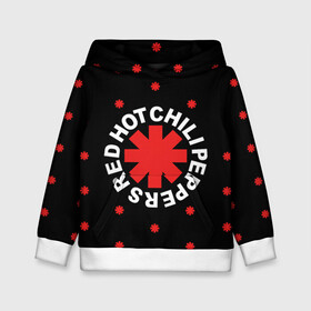 Детская толстовка 3D с принтом Red Hot Chili Peppers в Белгороде, 100% полиэстер | двухслойный капюшон со шнурком для регулировки, мягкие манжеты на рукавах и по низу толстовки, спереди карман-кенгуру с мягким внутренним слоем | chili | cross | hot | logo | music | peppers | red | red hot chili peppers | rhcp | rock | star | symbol | звезда | звездочка | красная | красный | крест | логотип | музыка | перцы | рок | символ | цветок | цветочек | чили