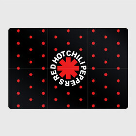 Магнитный плакат 3Х2 с принтом Red Hot Chili Peppers в Белгороде, Полимерный материал с магнитным слоем | 6 деталей размером 9*9 см | Тематика изображения на принте: chili | cross | hot | logo | music | peppers | red | red hot chili peppers | rhcp | rock | star | symbol | звезда | звездочка | красная | красный | крест | логотип | музыка | перцы | рок | символ | цветок | цветочек | чили