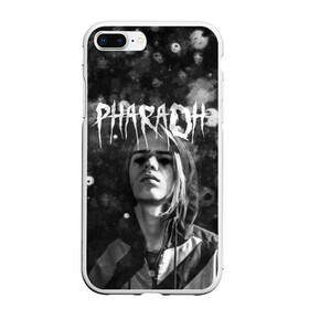 Чехол для iPhone 7Plus/8 Plus матовый с принтом PHARAOH DARK в Белгороде, Силикон | Область печати: задняя сторона чехла, без боковых панелей | dark | dead | dolor | dynasty | hip | hop | pharaoh | phlora | phloyd | phosphor | rap | raper | redrum | russian | skr | tattoo | yungrussia | глеб | голубин | мрачный | репер | русский | рэп | скр | уаджет | фара | фараон | хип | хоп