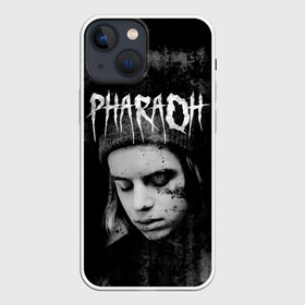 Чехол для iPhone 13 mini с принтом PHARAOH в Белгороде,  |  | dark | dead | dolor | dynasty | hip | hop | pharaoh | phlora | phloyd | phosphor | rap | raper | redrum | russian | skr | tattoo | yungrussia | глеб | голубин | мрачный | репер | русский | рэп | скр | уаджет | фара | фараон | хип | хоп
