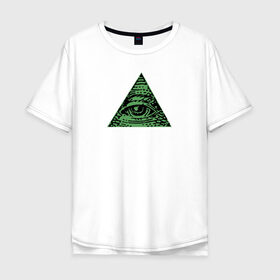 Мужская футболка хлопок Oversize с принтом Freemasonry в Белгороде, 100% хлопок | свободный крой, круглый ворот, “спинка” длиннее передней части | 