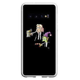 Чехол для Samsung Galaxy S10 с принтом Disenchantment Pulp Fiction в Белгороде, Силикон | Область печати: задняя сторона чехла, без боковых панелей | Тематика изображения на принте: криминальное чтиво | разочарование | тарантино | эльф