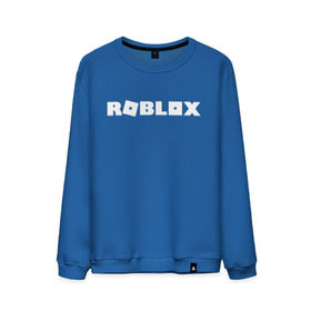 Мужской свитшот хлопок с принтом Roblox Logo в Белгороде, 100% хлопок |  | logo | roblox | лого | логотип | надпись | роблокс
