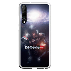 Чехол для Honor P30 с принтом MASS EFFECT 3 в Белгороде, Силикон | Область печати: задняя сторона чехла, без боковых панелей | amdromeda initiative | andromeda | game | gun | hemet | n7 | rifle | ryder | soldier | space | star | weapon