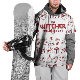 Накидка на куртку 3D с принтом The Witcher Новогодний в Белгороде, 100% полиэстер |  | wild hunt | арбалет | ведьмак 3 | геральт | год | дикая | магия | новый | охота | снег | цири
