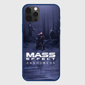 Чехол для iPhone 12 Pro с принтом MASS EFFECT ANDROMEDA в Белгороде, силикон | область печати: задняя сторона чехла, без боковых панелей | Тематика изображения на принте: amdromeda initiative | andromeda | game | gun | hemet | n7 | rifle | ryder | soldier | space | star | weapon