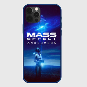 Чехол для iPhone 12 Pro с принтом MASS EFFECT ANDROMEDA в Белгороде, силикон | область печати: задняя сторона чехла, без боковых панелей | amdromeda initiative | andromeda | game | gun | hemet | n7 | rifle | ryder | soldier | space | star | weapon