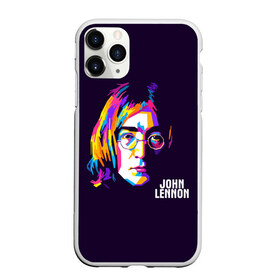 Чехол для iPhone 11 Pro Max матовый с принтом Джон Леннон в Белгороде, Силикон |  | the beatles | битлз | британия | джон | леннон | ленон | рок | рок н ролл | хард рок | хиппи