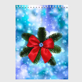 Скетчбук с принтом Новогодний бантик в Белгороде, 100% бумага
 | 48 листов, плотность листов — 100 г/м2, плотность картонной обложки — 250 г/м2. Листы скреплены сверху удобной пружинной спиралью | christmas | cookie | gift | gingerbread | new | present | snow | snowflakes | three | xmas | year | год | ёлка | ель | новый | подарок | пряник | рождество | снег | снежинки | сюрприз
