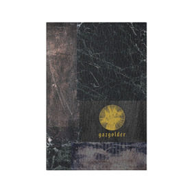 Обложка для паспорта матовая кожа с принтом Gazgolder в Белгороде, натуральная матовая кожа | размер 19,3 х 13,7 см; прозрачные пластиковые крепления | gazgolder | баста | вася вакуленко | газгольдер | клубаре | ноггано | сансара