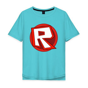 Мужская футболка хлопок Oversize с принтом Roblox в Белгороде, 100% хлопок | свободный крой, круглый ворот, “спинка” длиннее передней части | minecraft | roblox | игра | копатель | майнкрафт | роблокс