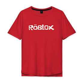 Мужская футболка хлопок Oversize с принтом Roblox в Белгороде, 100% хлопок | свободный крой, круглый ворот, “спинка” длиннее передней части | minecraft | roblox | игра | копатель | майнкрафт | роблокс