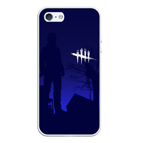 Чехол для iPhone 5/5S матовый с принтом DEAD BY DAYLIGHT в Белгороде, Силикон | Область печати: задняя сторона чехла, без боковых панелей | dead by daylight | game | hillbilly | maniacs | trapper | wraith | деревенщина | игра | мертвые днем | охотник | призрак