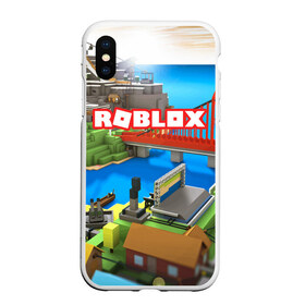 Чехол для iPhone XS Max матовый с принтом ROBLOX в Белгороде, Силикон | Область печати: задняя сторона чехла, без боковых панелей | block | lego | logo | minecraft | online | oof | quest | roblocks | roblockx | roblox | studio | блок | блоки | голова | игра | игры | квест | лего | лицо | лого | логотип | майнкрафт | онлайн | роблокс | символ | студия