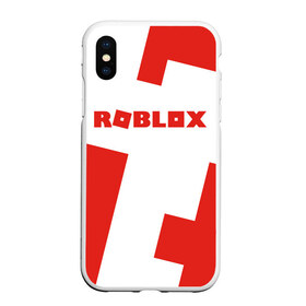 Чехол для iPhone XS Max матовый с принтом ROBLOX Red в Белгороде, Силикон | Область печати: задняя сторона чехла, без боковых панелей | block | lego | logo | minecraft | online | oof | quest | roblocks | roblockx | roblox | studio | блок | блоки | голова | игра | игры | квест | лего | лицо | лого | логотип | майнкрафт | онлайн | роблокс | символ | студия