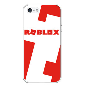 Чехол для iPhone 5/5S матовый с принтом ROBLOX Red в Белгороде, Силикон | Область печати: задняя сторона чехла, без боковых панелей | block | lego | logo | minecraft | online | oof | quest | roblocks | roblockx | roblox | studio | блок | блоки | голова | игра | игры | квест | лего | лицо | лого | логотип | майнкрафт | онлайн | роблокс | символ | студия