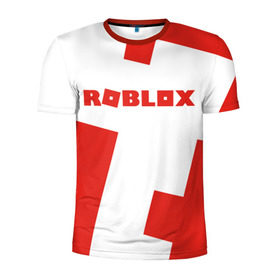 Мужская футболка 3D спортивная с принтом ROBLOX Red в Белгороде, 100% полиэстер с улучшенными характеристиками | приталенный силуэт, круглая горловина, широкие плечи, сужается к линии бедра | block | lego | logo | minecraft | online | oof | quest | roblocks | roblockx | roblox | studio | блок | блоки | голова | игра | игры | квест | лего | лицо | лого | логотип | майнкрафт | онлайн | роблокс | символ | студия