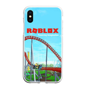 Чехол для iPhone XS Max матовый с принтом ROBLOX Powering Imagination в Белгороде, Силикон | Область печати: задняя сторона чехла, без боковых панелей | block | lego | logo | minecraft | online | oof | quest | roblocks | roblockx | roblox | studio | блок | блоки | голова | игра | игры | квест | лего | лицо | лого | логотип | майнкрафт | онлайн | роблокс | символ | студия