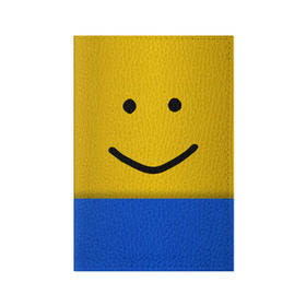 Обложка для паспорта матовая кожа с принтом ROBLOX NOOB Face в Белгороде, натуральная матовая кожа | размер 19,3 х 13,7 см; прозрачные пластиковые крепления | lego | logo | meme | memes | minecraft | oof | quest | roblocks | roblockx | roblox | studio | блок | блоки | голова | игра | игры | квест | лего | лицо | лого | логотип | майнкрафт | мем | мемы | онлайн | роблокс | студия
