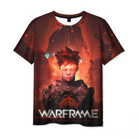 Мужская футболка 3D с принтом Warframe #6 в Белгороде, 100% полиэфир | прямой крой, круглый вырез горловины, длина до линии бедер | prime | warframe | варфрейм | прайм | сталкер.