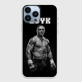 Чехол для iPhone 13 Pro Max с принтом USYK в Белгороде,  |  | Тематика изображения на принте: александр усик | одежда усик | олександр усик | усик | усик магазин