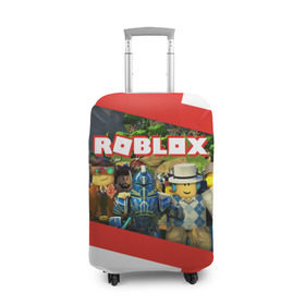 Чехол для чемодана 3D с принтом ROBLOX в Белгороде, 86% полиэфир, 14% спандекс | двустороннее нанесение принта, прорези для ручек и колес | lego | logo | meme | memes | minecraft | oof | quest | roblocks | roblockx | roblox | studio | блок | блоки | голова | игра | игры | квест | лего | лицо | лого | логотип | майнкрафт | мем | мемы | онлайн | роблокс | студия