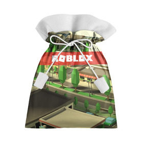 Подарочный 3D мешок с принтом ROBLOX City в Белгороде, 100% полиэстер | Размер: 29*39 см | Тематика изображения на принте: lego | logo | meme | memes | minecraft | oof | quest | roblocks | roblockx | roblox | studio | блок | блоки | голова | игра | игры | квест | лего | лицо | лого | логотип | майнкрафт | мем | мемы | онлайн | роблокс | студия