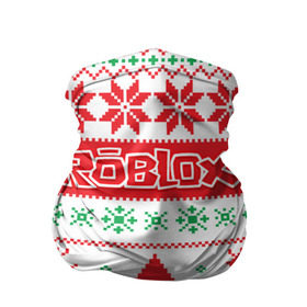 Бандана-труба 3D с принтом Новогодний Roblox в Белгороде, 100% полиэстер, ткань с особыми свойствами — Activecool | плотность 150‒180 г/м2; хорошо тянется, но сохраняет форму | dynablocks | roblox | блоки | вселенная | герои | год | кубики | новый | роблокс | снег | снежинки | узор