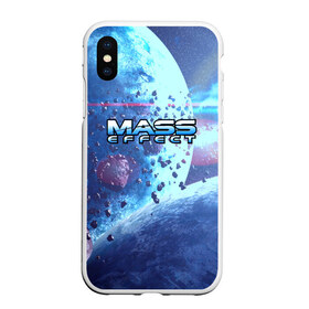 Чехол для iPhone XS Max матовый с принтом MASS EFFECT в Белгороде, Силикон | Область печати: задняя сторона чехла, без боковых панелей | Тематика изображения на принте: amdromeda initiative | andromeda | game | gun | hemet | n7 | rifle | ryder | soldier | space | star | weapon