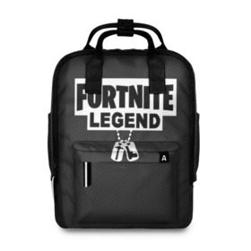 Женский рюкзак 3D с принтом FORTNITE LEGEND. в Белгороде, 100% полиэстер | лямки с регулируемой длиной, сверху ручки, чтобы рюкзак нести как сумку. Основное отделение закрывается на молнию, как и внешний карман. Внутри два дополнительных кармана, один из которых закрывается на молнию. По бокам два дополнительных кармашка, куда поместится маленькая бутылочка
 | Тематика изображения на принте: fnchap2 | fortnite | fortnite 2 | fortnite x | marshmello | ninja | ninja hyper streamer | ninja streamer | streamer | tyler blevins | маршмелло | ниндзя | фортнайт | фортнайт 2 | фортнайт глава 2