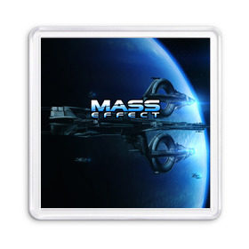 Магнит 55*55 с принтом MASS EFFECT в Белгороде, Пластик | Размер: 65*65 мм; Размер печати: 55*55 мм | 