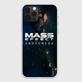 Чехол для iPhone 12 Pro с принтом MASS EFFECT ANDROMEDA в Белгороде, силикон | область печати: задняя сторона чехла, без боковых панелей | Тематика изображения на принте: amdromeda initiative | andromeda | game | gun | hemet | n7 | rifle | ryder | soldier | space | star | weapon