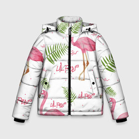 Зимняя куртка для мальчиков 3D с принтом Lil Peep pink flamingo в Белгороде, ткань верха — 100% полиэстер; подклад — 100% полиэстер, утеплитель — 100% полиэстер | длина ниже бедра, удлиненная спинка, воротник стойка и отстегивающийся капюшон. Есть боковые карманы с листочкой на кнопках, утяжки по низу изделия и внутренний карман на молнии. 

Предусмотрены светоотражающий принт на спинке, радужный светоотражающий элемент на пуллере молнии и на резинке для утяжки | benz truck | girls. pink | gustav hr | hip hop | lil | lil peep | peep | rap | лил | лилпип | листья | пальма | пальмы | пип | розовый | рэп | фламинго | хип хоп | эмо | эмо реп