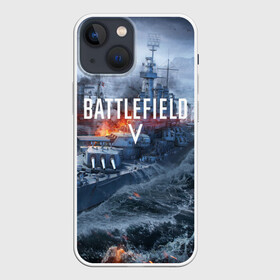 Чехол для iPhone 13 mini с принтом BATTLEFIELD 5 в Белгороде,  |  | Тематика изображения на принте: action | bttlefield | gamer | play | shooter | soldier | war | батлфилд | война | солдат | шутер
