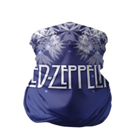 Бандана-труба 3D с принтом Новогодний Led Zeppelin в Белгороде, 100% полиэстер, ткань с особыми свойствами — Activecool | плотность 150‒180 г/м2; хорошо тянется, но сохраняет форму | 