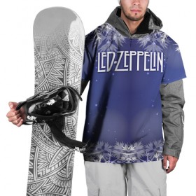Накидка на куртку 3D с принтом Новогодний Led Zeppelin в Белгороде, 100% полиэстер |  | Тематика изображения на принте: 