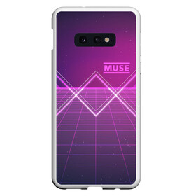 Чехол для Samsung S10E с принтом Muse Simulation Theory в Белгороде, Силикон | Область печати: задняя сторона чехла, без боковых панелей | Тематика изображения на принте: alternative | music | retro | rock | simulation | theory | альбом | альтернатива | альтернативная | беллами | музыка | мьюз | мэтью | ретро | рок