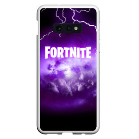 Чехол для Samsung S10E с принтом FORTNITE в Белгороде, Силикон | Область печати: задняя сторона чехла, без боковых панелей | Тематика изображения на принте: 2019 | armor | armour | battle royale | cybersport | esport | fortnite | game | llama | logo | батл роял | батл рояль | броня | вспышка | игра | киберспорт | лама | молния | разряд | симулятор строительства | строительство | фиолетовый | фи