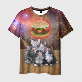 Мужская футболка 3D с принтом Египетские Коты в Белгороде, 100% полиэфир | прямой крой, круглый вырез горловины, длина до линии бедер | cat | cosmos | egypt | fast | fastfood | food | meme | party | space | вечеринка | египет | еда | иллюминаты | космос | кошак | кошка | масоны | мем | песок | пирамиды | пицца | пустыня | фастфуд