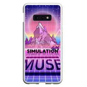 Чехол для Samsung S10E с принтом Simulation Theory Muse в Белгороде, Силикон | Область печати: задняя сторона чехла, без боковых панелей | Тематика изображения на принте: matthew bellamy | muse | simulation theory | мьюз | мэт бэллами | мэтью беллами