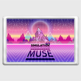 Магнит 45*70 с принтом Simulation Theory. Muse в Белгороде, Пластик | Размер: 78*52 мм; Размер печати: 70*45 | Тематика изображения на принте: matthew bellamy | muse | simulation theory | мьюз | мэт бэллами | мэтью беллами